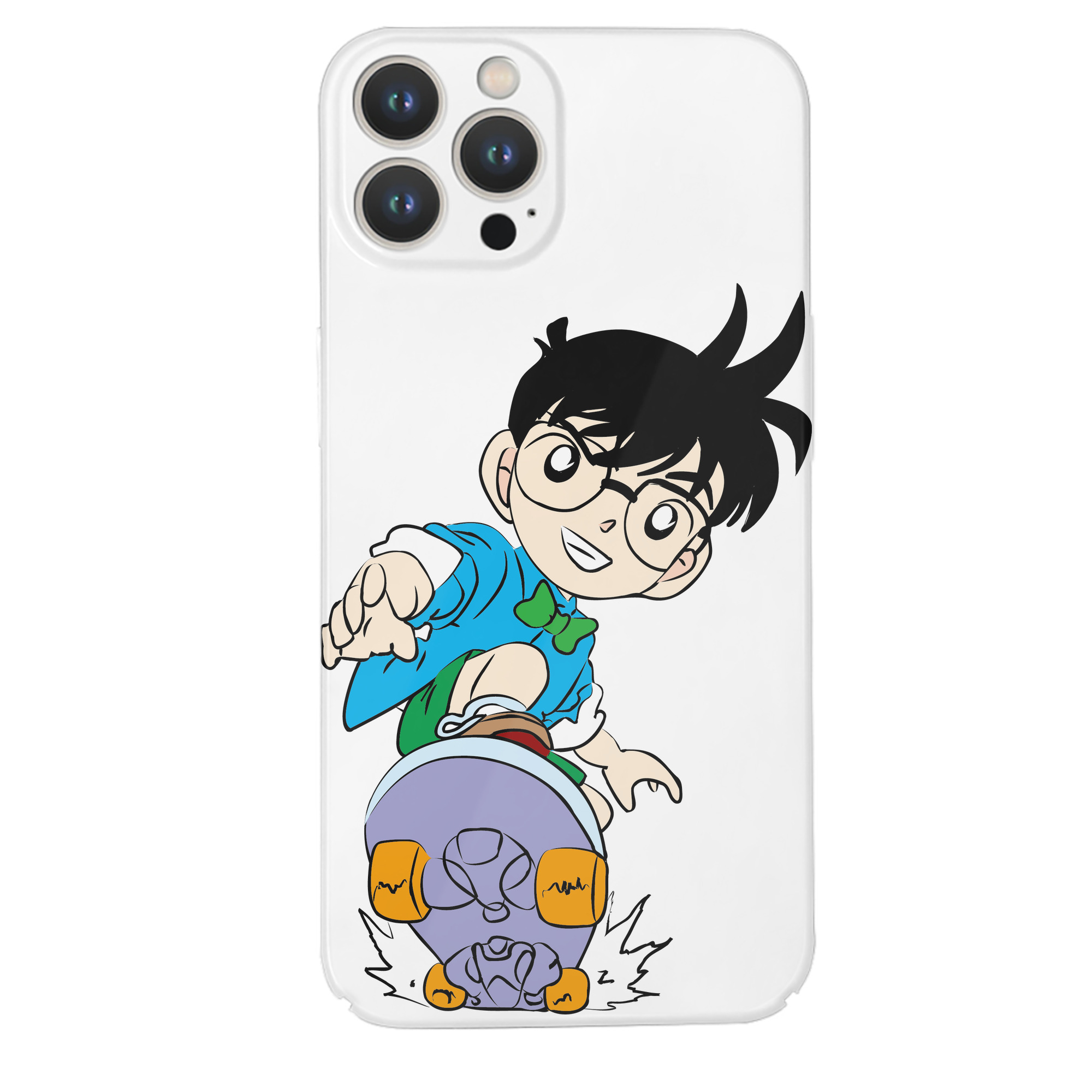 （画像用） 名探偵コナン 江戸川 コナン Detective Conan Conan Edogawa 【iPhone 14シリーズ対応】ハードケース